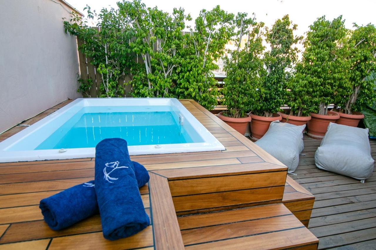 Apartamento Beautiful Penthouse In Athens With Outside Jacuzzi Exterior foto