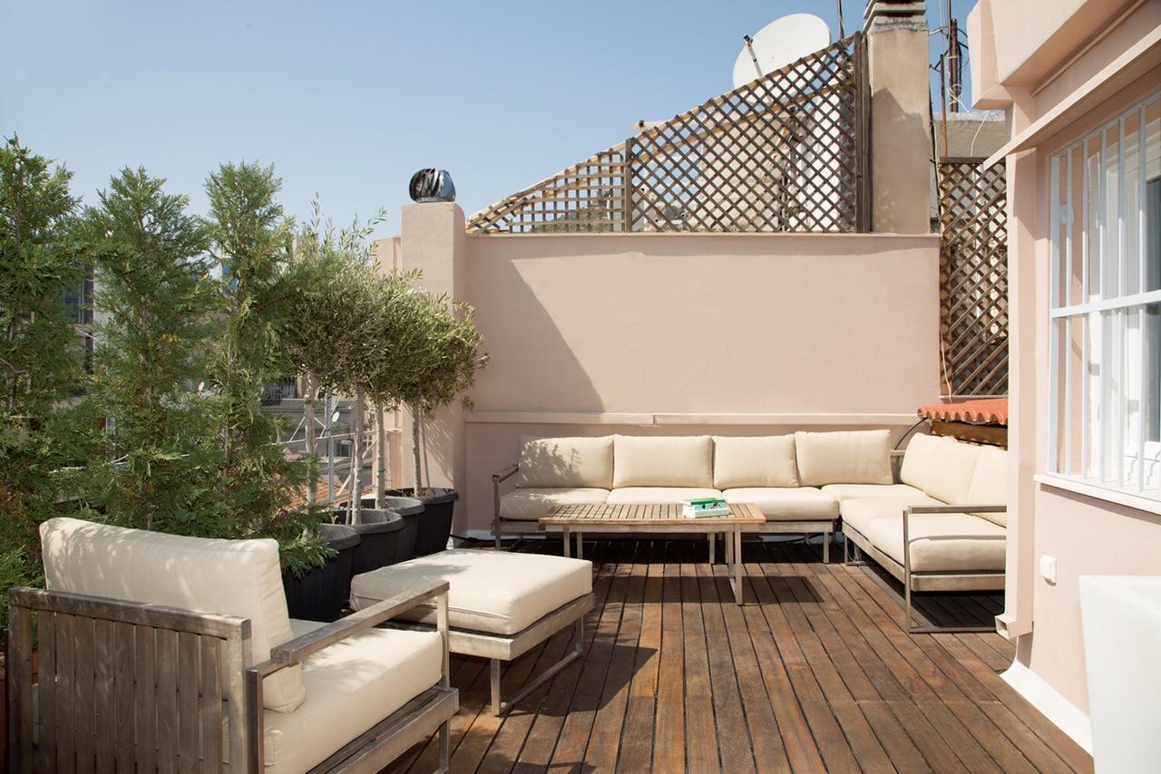 Apartamento Beautiful Penthouse In Athens With Outside Jacuzzi Exterior foto